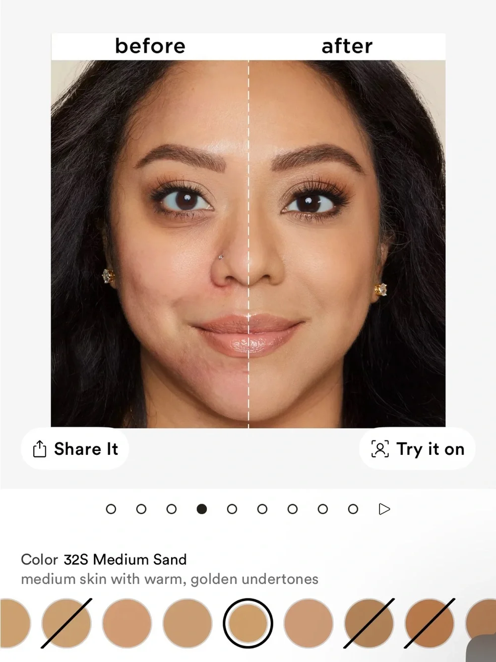 tarte Amazonian Clay Foundation - shade: medium sand #32S